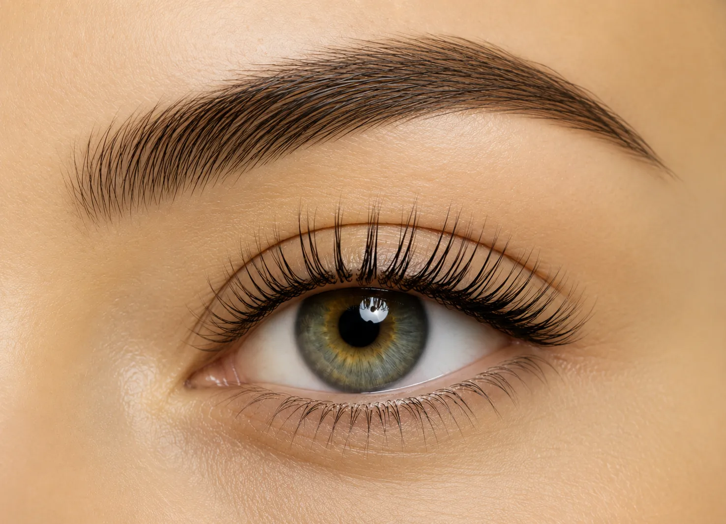 Lash lift ehk naturaalse ripsmekaardutuse tulemus Camito Ilustuudios Tallinnas